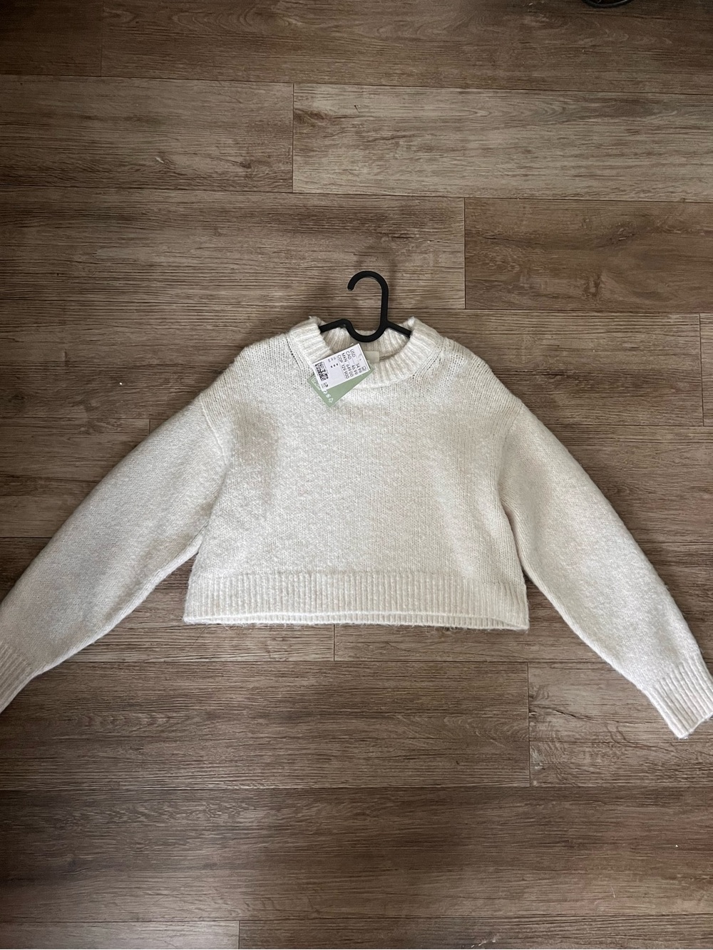 Cozy Cream Crewneck Sweater - Soft Knit Women’s Pullover H&M